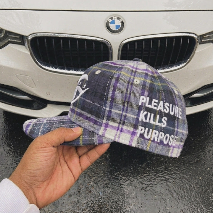 Plaid Statement Hat